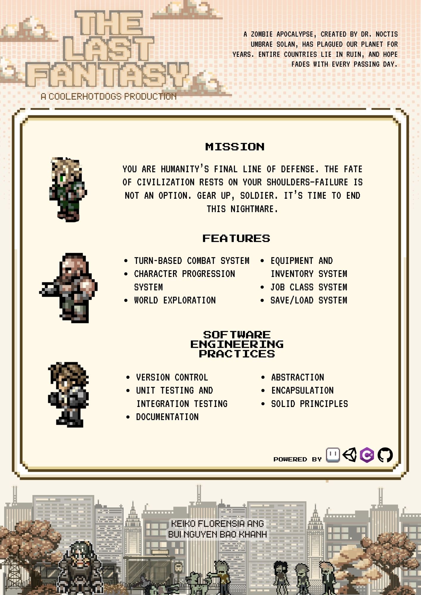 Click to view an enlarged version of this image. Team's Poster Link is not in image form