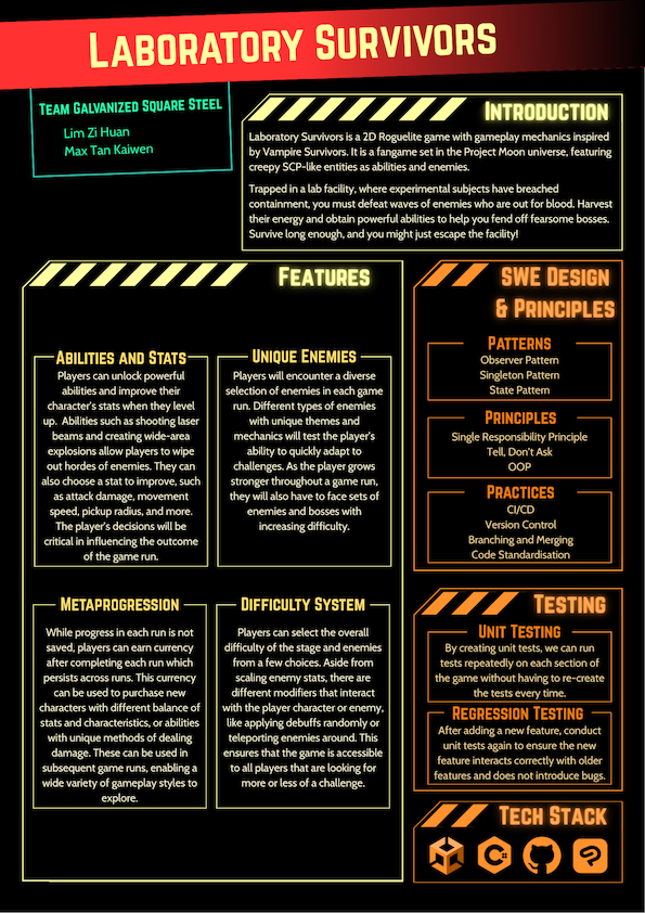 Click to view an enlarged version of this image. Team's Poster Link is not in image form